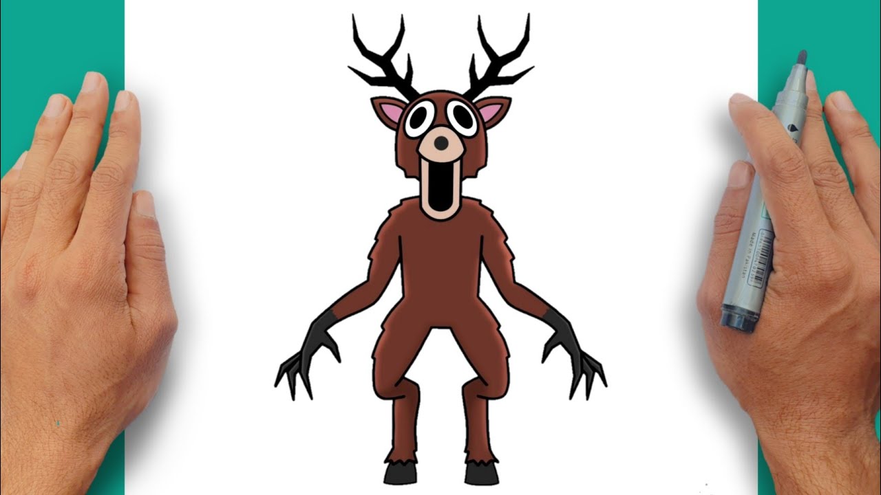 How to Draw The DEER | 99 Nights In The Forest | Roblox 