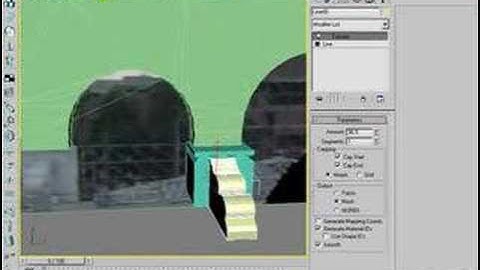 Making of CKS gate in 3ds max 7 video 1 of 3