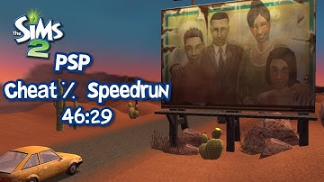[World Record] The Sims 2 PSP Cheat% Speedrun in 46:29 | PPSSPP Emulator
