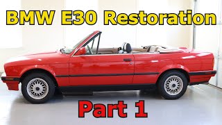 Intro To The Build - BMW E30 325i Convertible - Restoration Series Part 1 by Viks Vehicles 685 views 1 year ago 7 minutes, 4 seconds