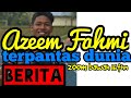 Berita Terkini - Azeem Fahmi juara dunia 200m remaja 2019 (15thn)