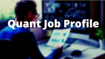 Quant Profile in an Investment Bank (Quantitative Finance)