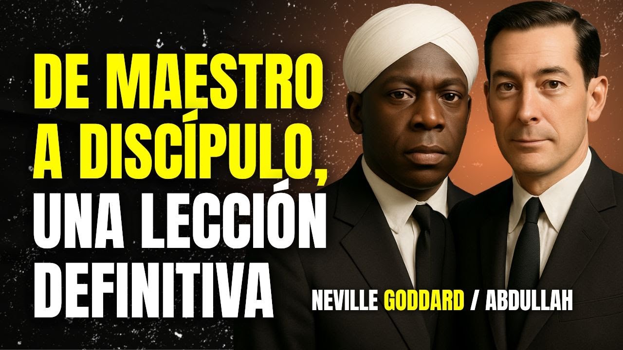 ABDULLAH DE MAESTRO A DISCÍPULO, UNA LECCIÓN DEFINITIVA | NEVILLE GODDARD