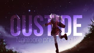 🇬🇧 Outside - Nightcore (AMV+ Lyrics) [Collab with kitsune]