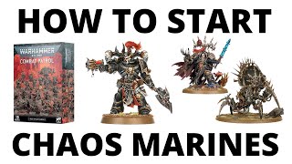 How to Start a Chaos Space Marines Army in Warhammer 40K 10th Edition: Beginner Guide