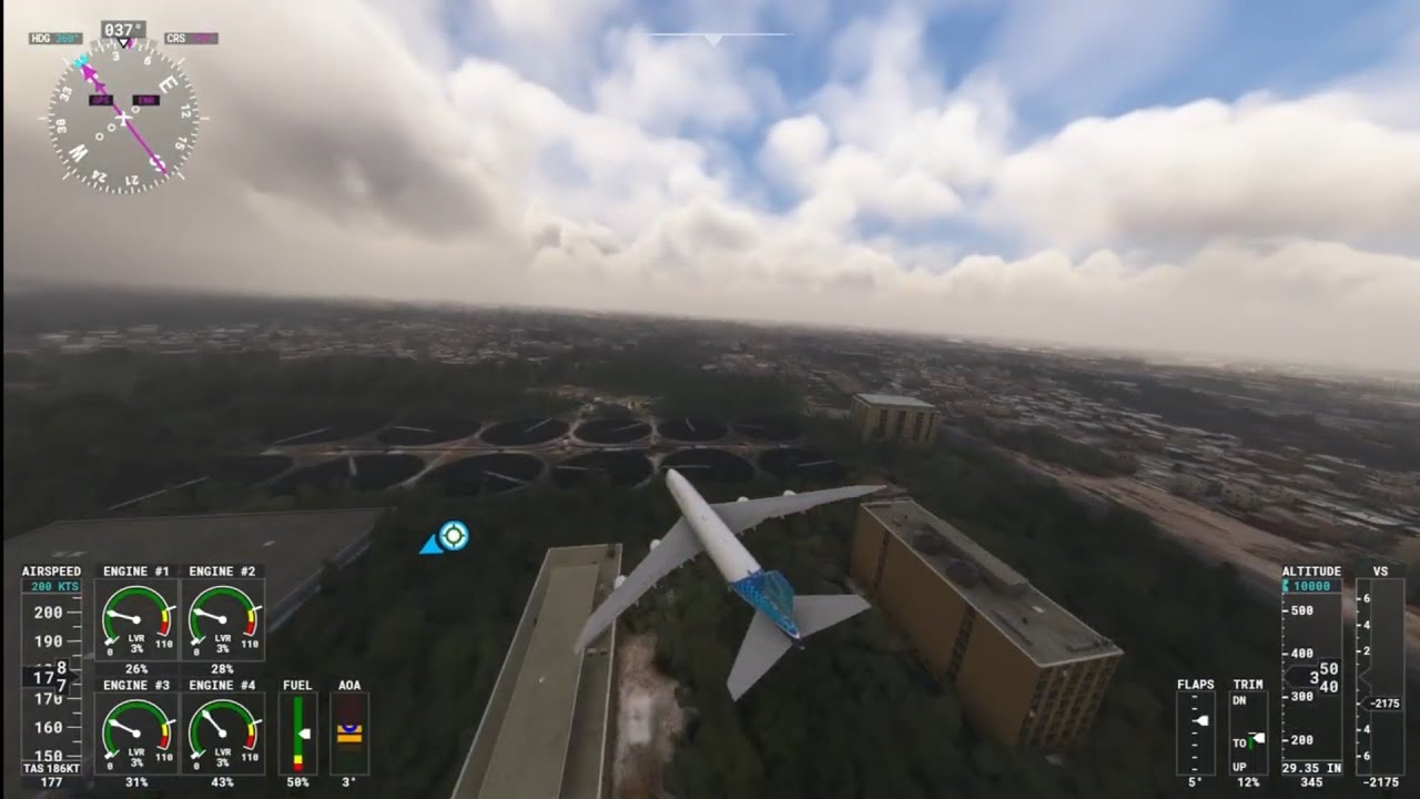 ALL ENGINE FAILURE on BOEING 747 during Take Off- What will happen MSFS ...