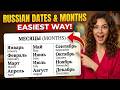 The Easiest Way to Learn Russian Dates (Days &amp; Months )
