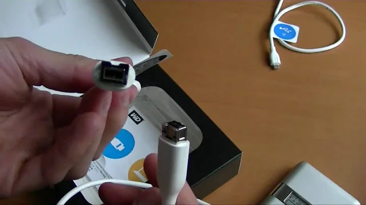 WD My Passport Studio with e-ink (640GB) hands-on and installation - Part 1