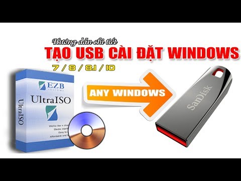 Chu Đặng Phú hướng dẫn TẠO USB CÀI ĐẶT WINDOWS 7/8/8.1/10 BẰNG ULTRA ISO mới nhất 2018