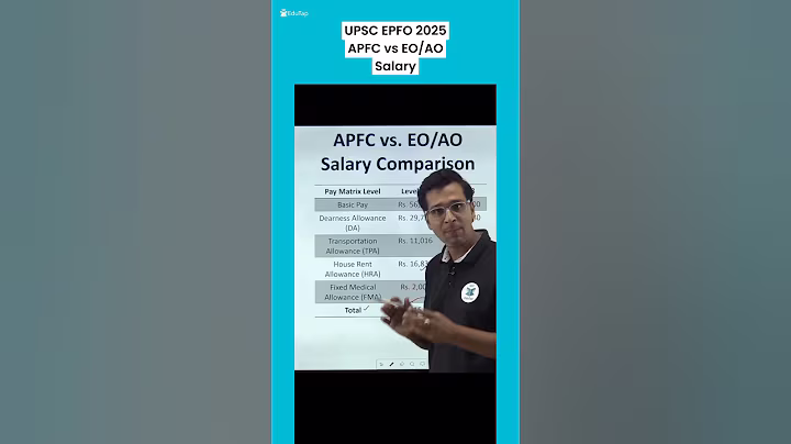 UPSC EPFO APFC vs EO AO Salary 2025 | UPSC EPFO Salary in Hand | UPSC EPFO Salary Per Month | EduTap