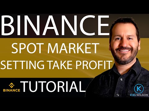 BINANCE SETTING TAKE PROFIT LIMIT ORDER TUTORIAL SPOT MARKET 