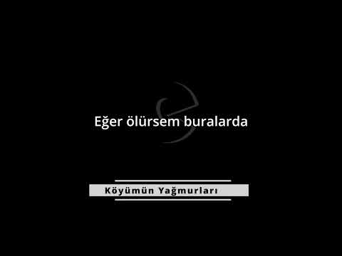 Köyümün Yağmurları | Karanlıktagezer | Ayna | Karaoke #Karaoke #Ayna