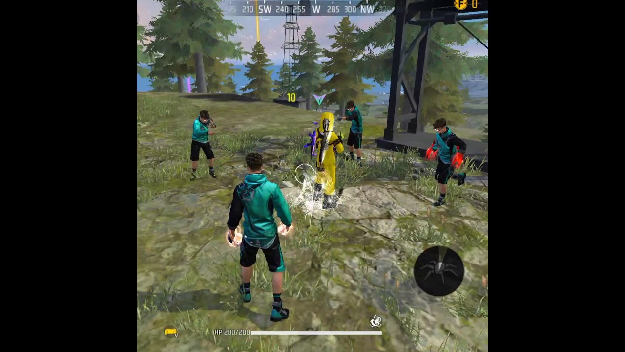 RYDEN ZIPLINE PRANK WITH YELLOW CRIMINAL 😂 DON'T MISS THE END - GARENA FREE FIRE