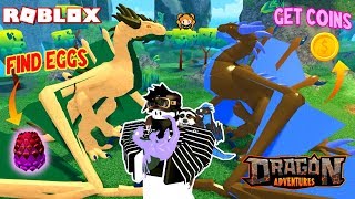 Roblox Dragon Adventures How To Get Coins Fast Where To Find Eggs Female Breeding Youtube - just noob and egg world roblox