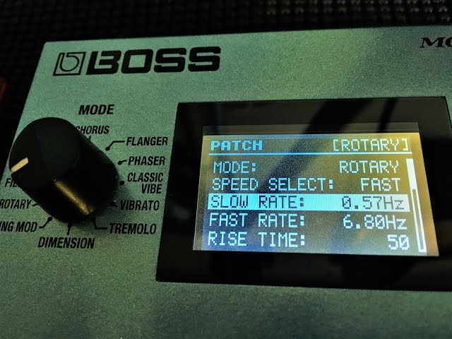 Boss MD-500 - Rotary Mode - Parameter Tweaking Demo! - YouTube
