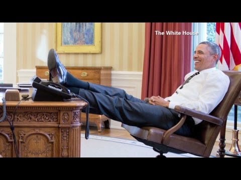 President Puts Foot On Desk Furor Ensues Youtube