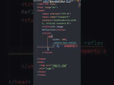 CSS Image Reflection