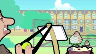 Catapults Ball On To The Roof | Mr. Bean Cartoon