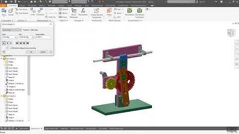 Quick return mechanism - Autodesk Inventor