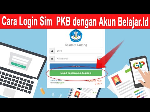 cara login sim pkb dengan akun pembelajaran atau akun belajar.id