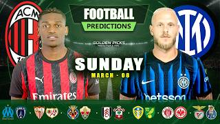 FOOTBALL PREDICTIONS TODAY 08 MARCH | POSSIBLE SCORES SCORES, CORNERS & CARDS | GOLDEN PICKS PLUS. screenshot 4