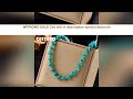 DIEYURO 316L Stainless Steel Green Stone Choker Necklace For Women New Trend Short Chain Girls Torqu