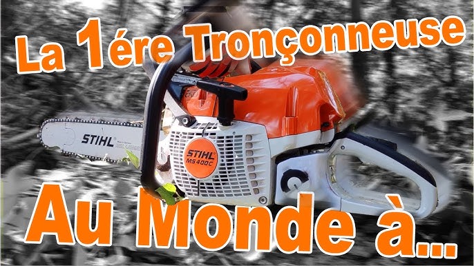 STIHL FRANCE : La MS 400 C-M, première tronçonneuse thermique au