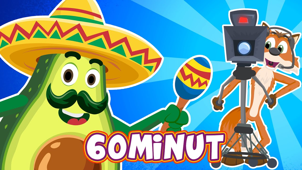 GODZINKA DLA BRZDĄCÓW - 60 MINUT Piosenek Dla Dzieci Śpiewające Brzdące 🥳🤩😍