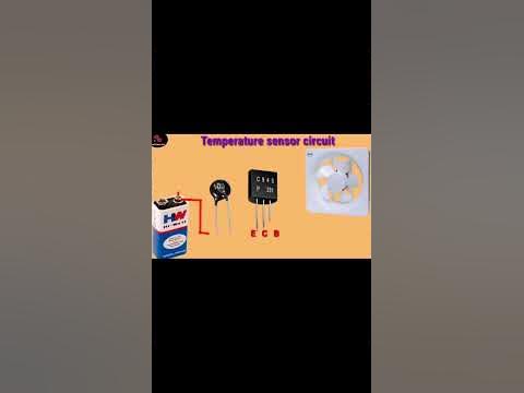 Simple Temperature sensor circuit | #shorts - YouTube