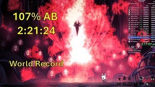 Hollow Knight 107% AB 2:21:24 [World Record]