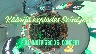 Käärijä Live Extravaganza: Ideapark Takeover! 🌟🎸 | Full Concert,Vibes, crazy Fans and insta 360 x3!