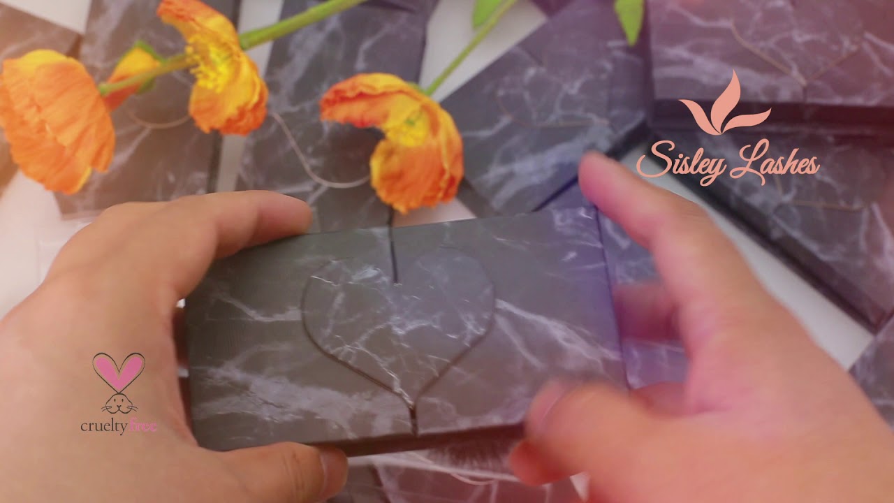 Lashes packaging ideas from lashes factory Sisley Lashes