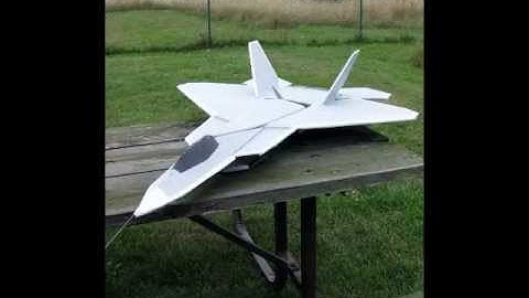 RCPowers F22 v2 Scratch Built Maiden Flight