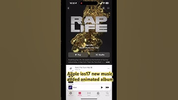 Apple ios17 added animated album art