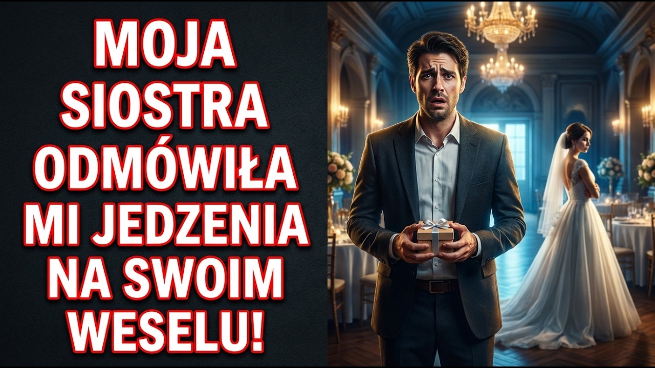 Moja siostra odmówiła mi jedzenia na swoim weselu, mówiąc „Zostaw prezent i idź”  Zacząłem wychodzić
