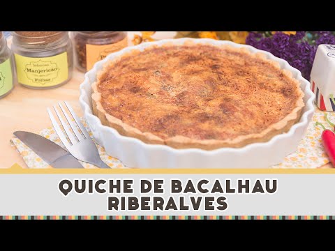 Quiche de Bacalhau Riberalves - Receitas de Minuto #207