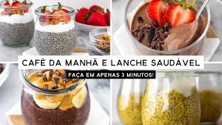 O MELHOR JEITO DE CONSUMIR CHIA - pudim de chia básico & variações de sabores