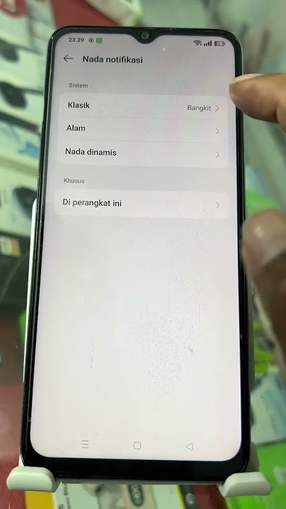 Cara ganti nada notifikasi hp oppo (a18)