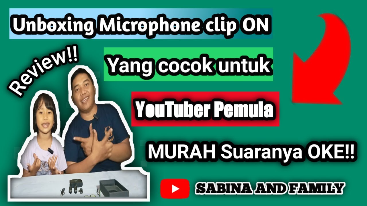 UNBOXING MIC CLIP ON WIRELESS MURAH BERKUALITAS DAN SUARANYA OKE