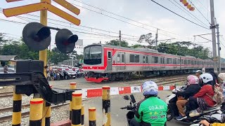 LAMPU SEKARAT!! Update Terbaru Perlintasan Kereta Api Pondok Ranji | JPL 64 | ALKMAAR 