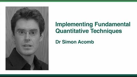 Implementing Fundamental Quantitative Techniques