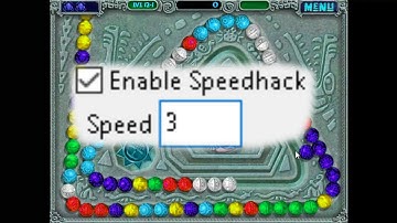 Zuma Deluxe: level 12-1 with speed hack 3x