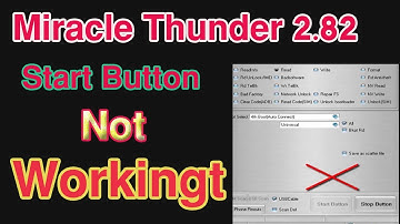Miracle Thunder 2. 82  Start Button Not Workingt