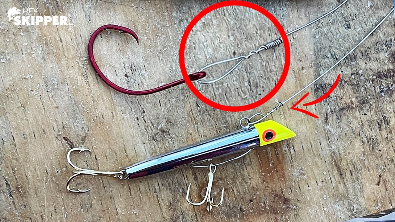 Learn THIS Knot to STOP Losing Fish! DIY METAL FISHING LEADERS YouTube
