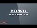 #047 Apple Keynote Tutorial: How to Make Smooth Text Animation in Keynote macOS Mojave 2019