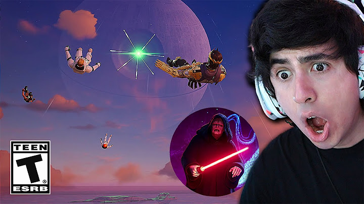 ASÍ FUE el EVENTO FINAL de ESTRELLA DE LA MUERTE de STAR WARS X FORTNITE 😱 Mi Reacción!