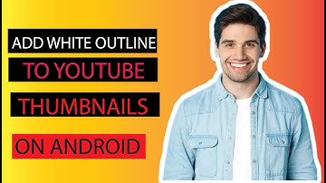 HOW TO MAKE WHITE OUTLINE IN THUMBNAIL PHOTO | WITH ANDROID | PISCART