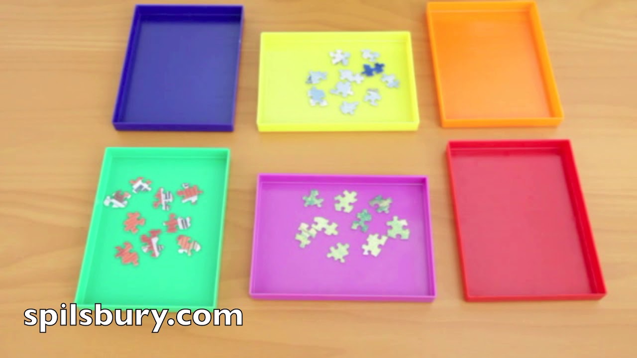 Bits and Pieces Puzzle Stack-Em Sorting Trays Piece Sorter Gift