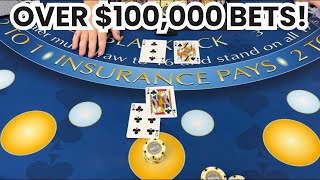 Blackjack | $600,000 Buy In | EPIC High Stakes Session! Tons Of Massive Bets Over $100,000!!