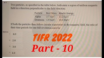 TIFR GS-2022 PHYSICS Solution|Part-10|TIFR 2022 Question|Solution|PHYSICS GALAXY|